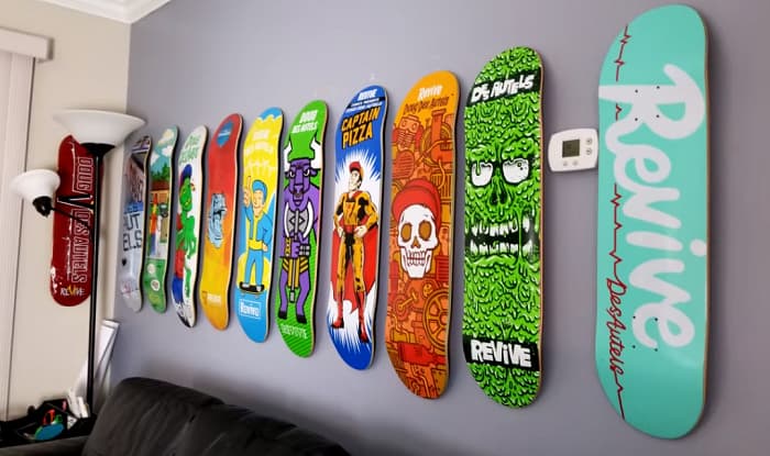 How to Hang Skateboard Deck on Wall Without Nails