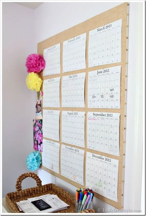 How to Use a Wall Calendar