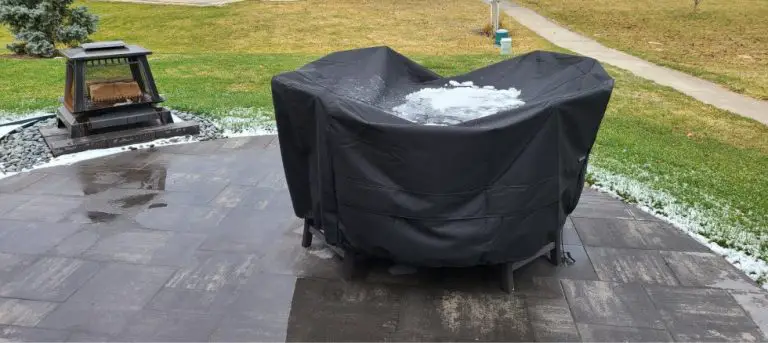 How to Keep Water from Pooling on Patio Furniture Cover
