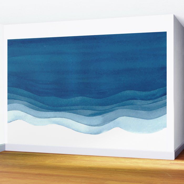 How to Paint Waves on a Wall