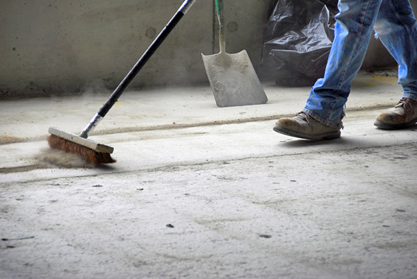How to Clean Concrete Floors After Removing Carpet