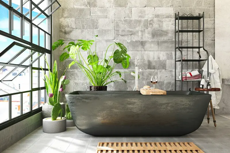How to Decorate Garden Tub