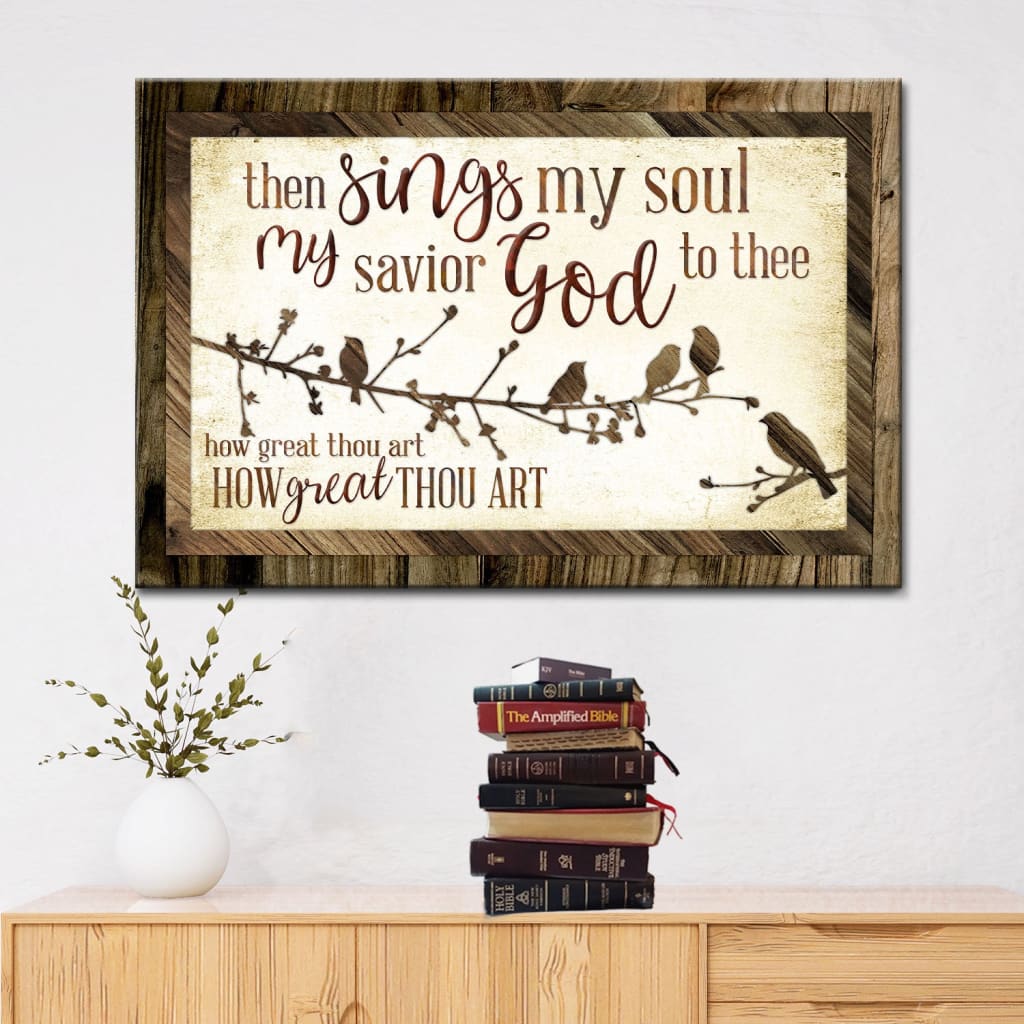 How was the Great Thou Art Wall Art Created
