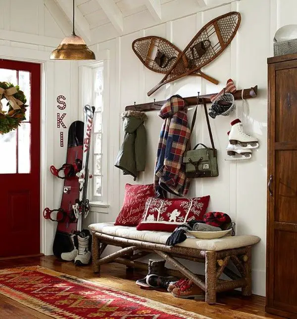 How to Hang Snowshoes on Wall