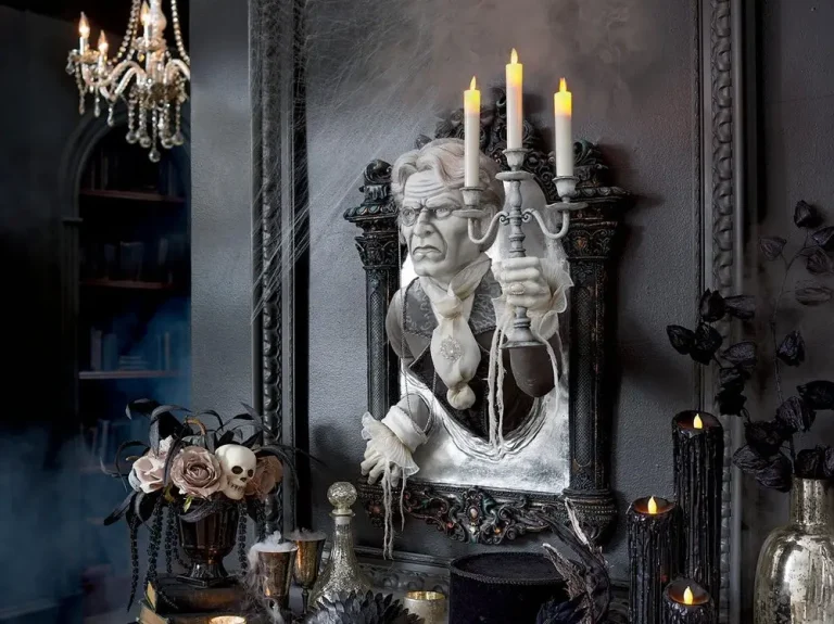 How to Decorate Chandelier for Halloween