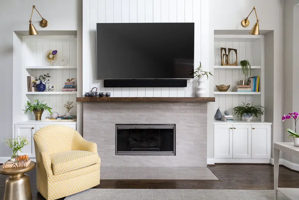 How to Decorate Fireplace Mantel With Tv