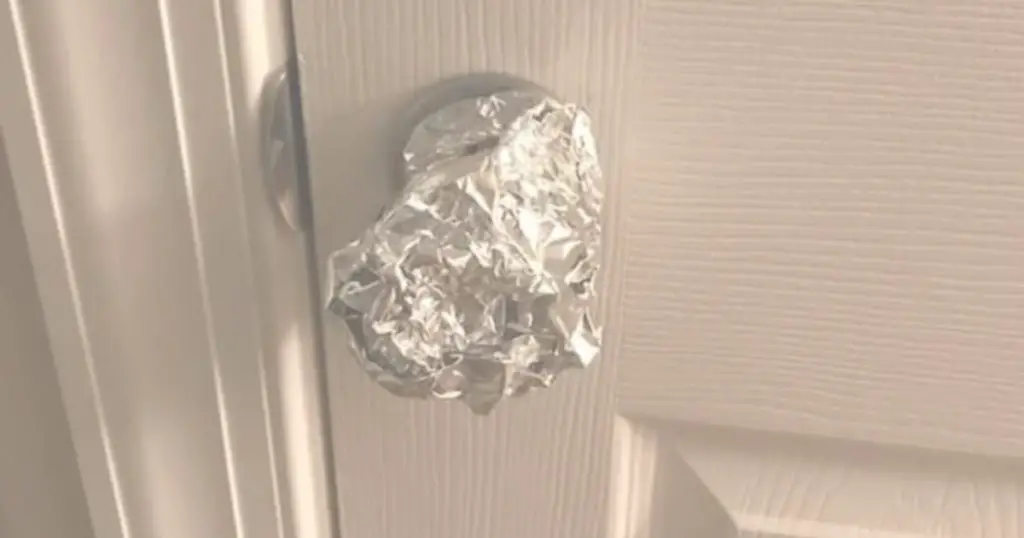 Why Wrap Aluminum Foil on Door Knobs When Home Alone