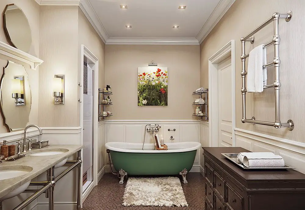 How Do You Add Color to a Neutral Bathroom