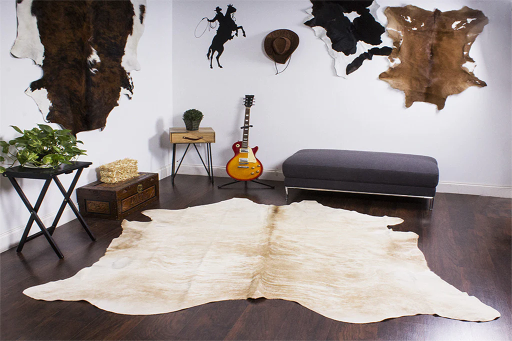 How to Hang Cowhide Rug on Wall