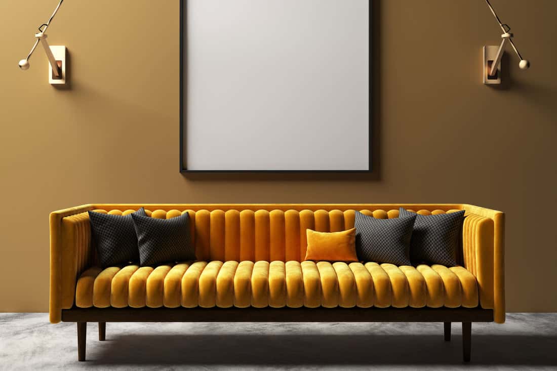 How Can I Add Color to My Room With a Gold Sofa