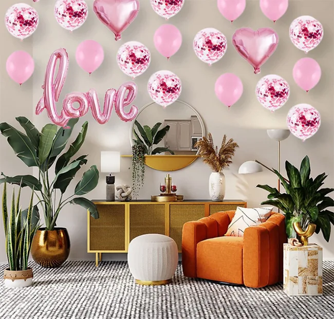 How to Decorate a Room for Valentine'S Day