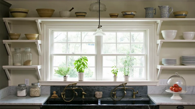How to Decorate a Kitchen Window Sill