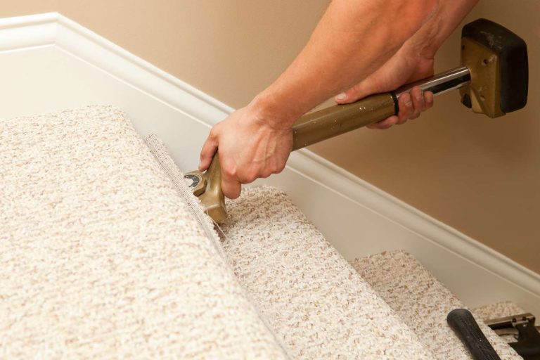 How to Fix Nails Sticking Out of Carpet on Stairs