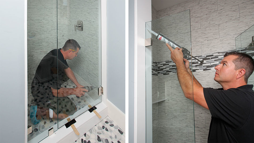 How to Install a Hinged Glass Shower Door