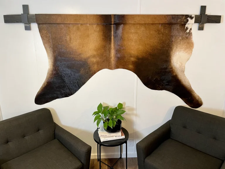 How Do You Display a Cow Rug?