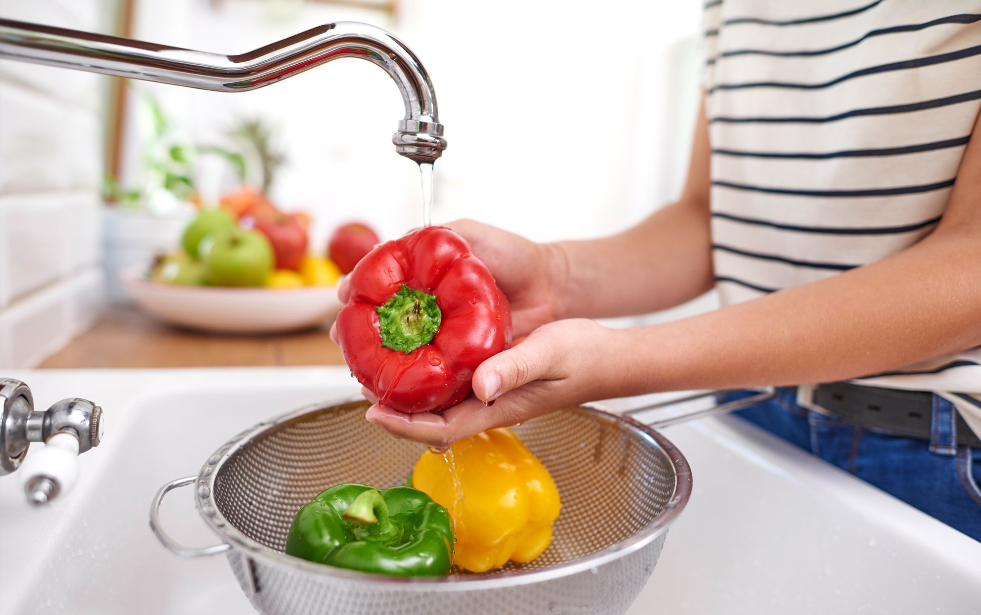 Here are Some Tips for Washing Fruits and Vegetables: