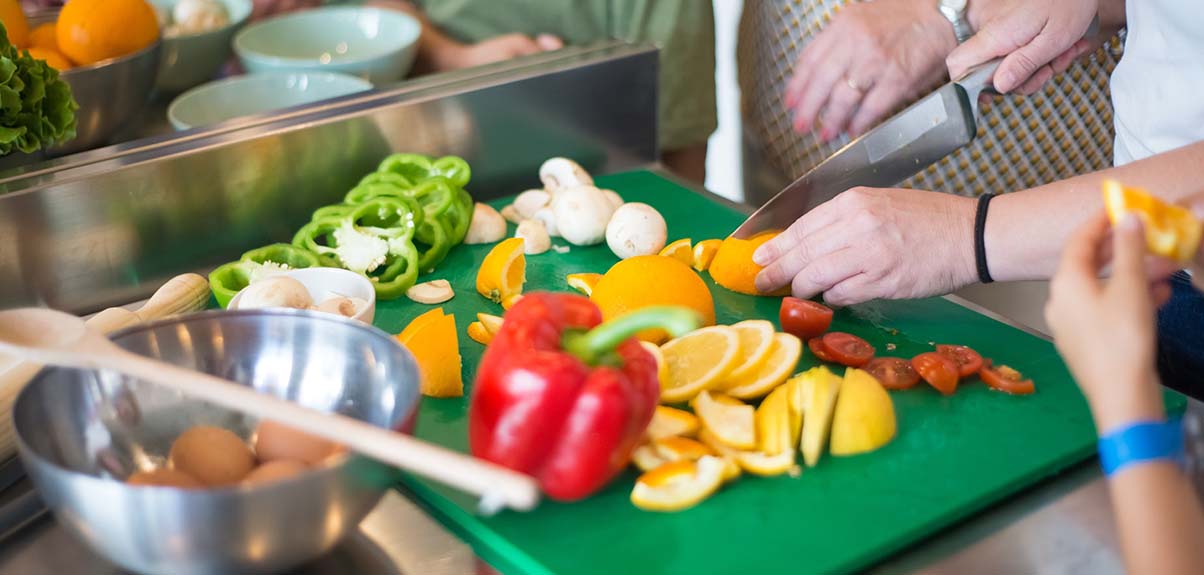 Use a Cutting Board when Preparing Food