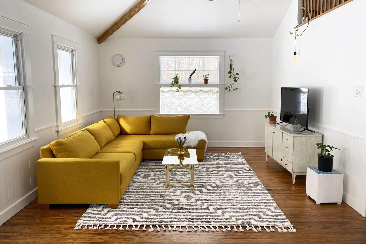 Placement of an Area Rug in a Living Room