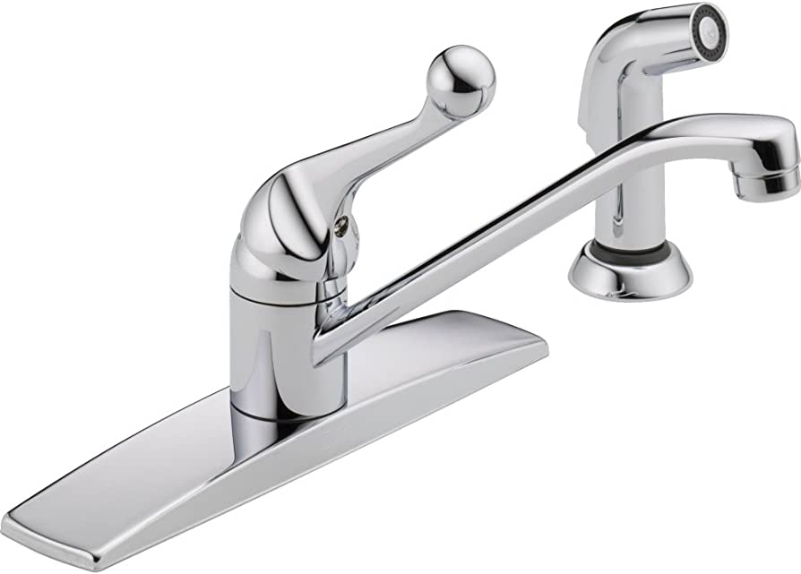 How do you install a Delta single handle kitchen sink faucet