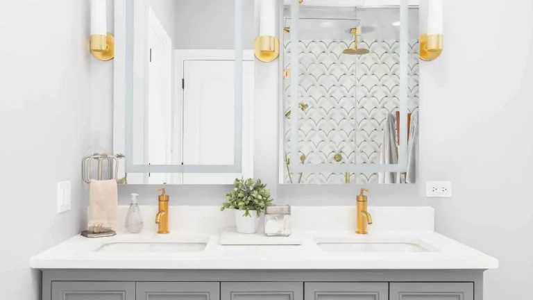 How do you remove a vanity without damaging a wall?