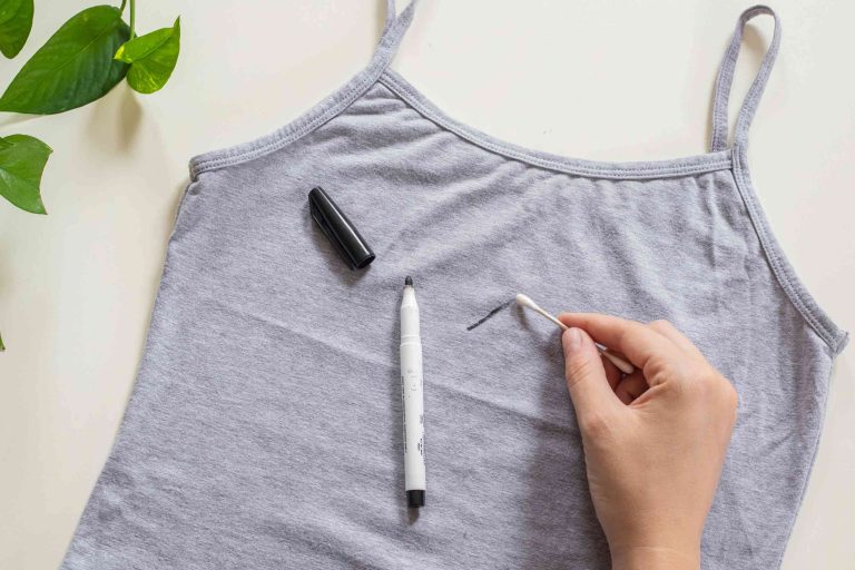 How do you get Sharpie out of clothes without alcohol?