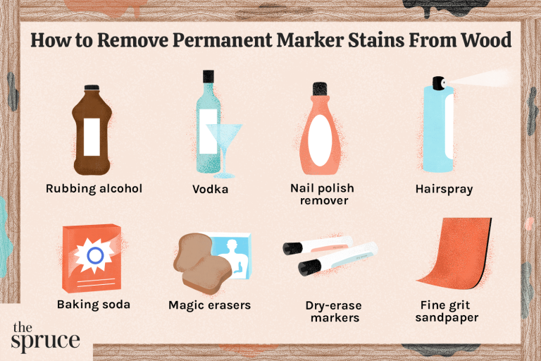What removes permanent marker stains?