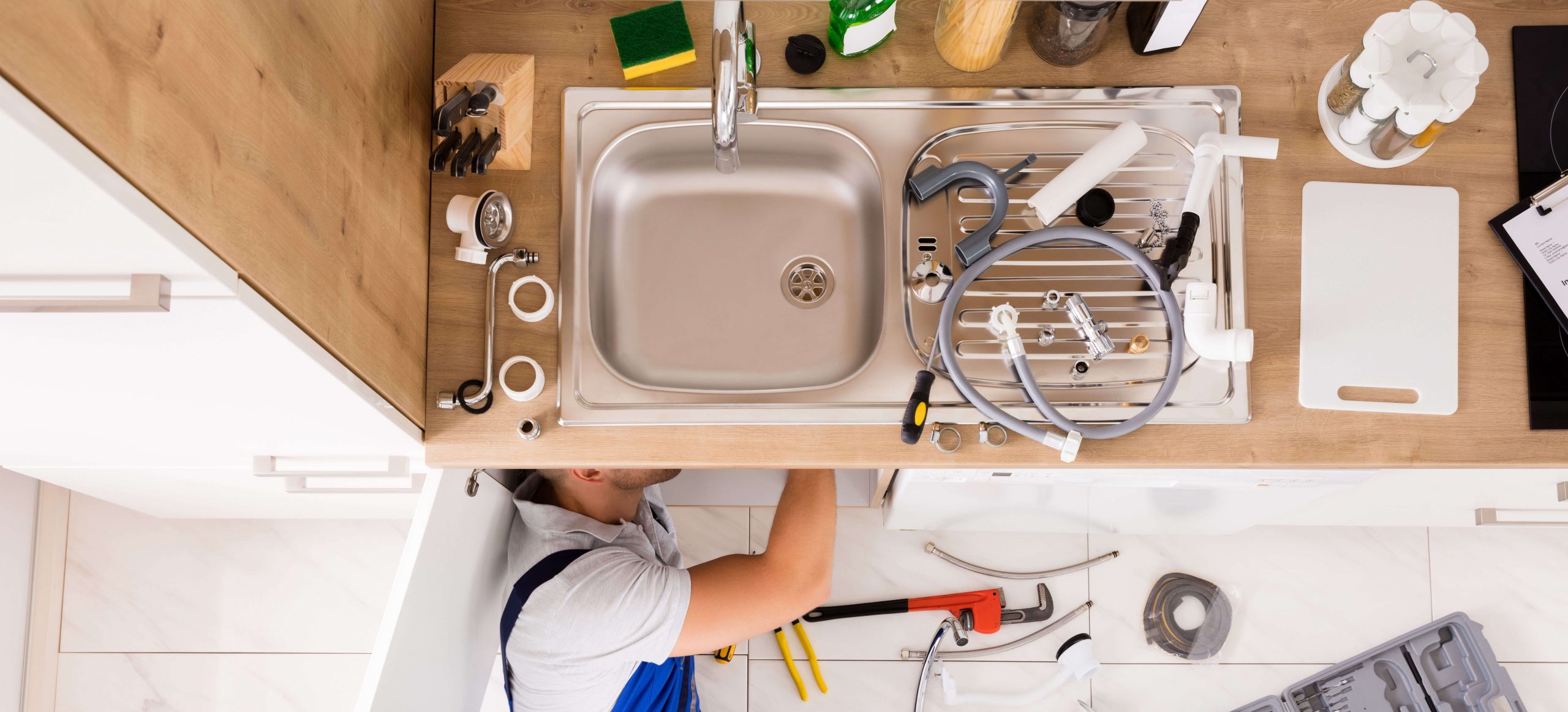 Preparation for Installing a Kitchen Sink Strainer