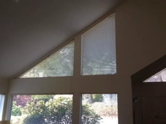 How Do You Cover Slanted Windows?