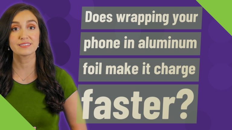 Does Wrapping Your Phone In Aluminum Foil Make It Charge Faster?