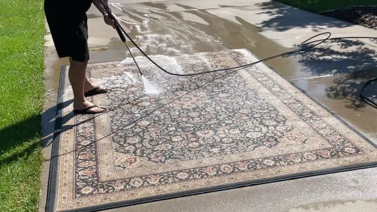 How To Power Wash A Rug