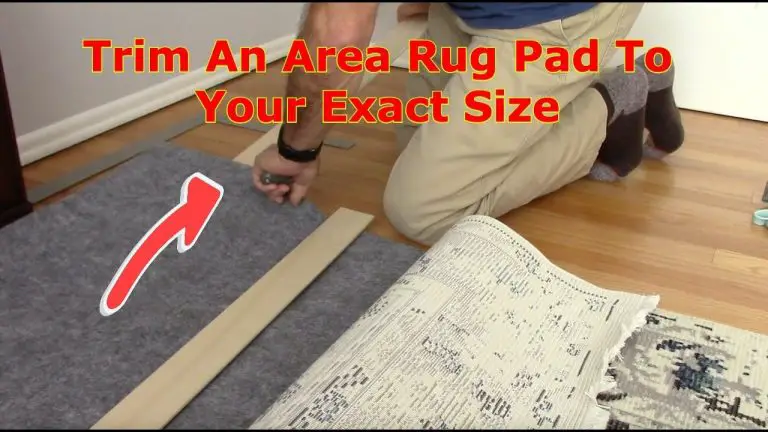 How To Cut Rug Pad To Size