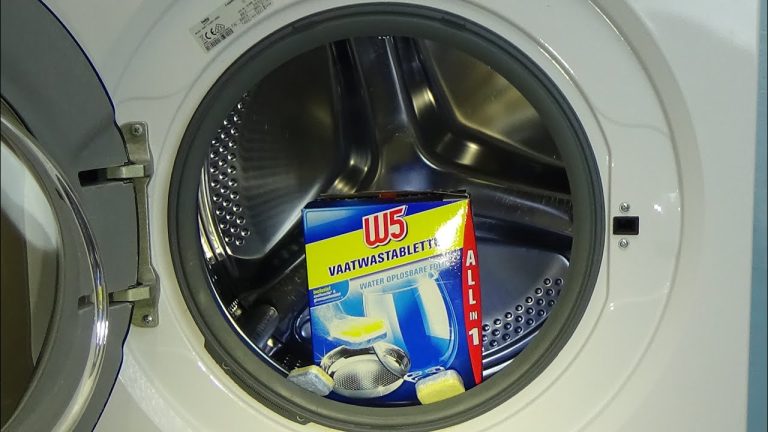 How To Clean Washing Machine With Dishwasher Tablet