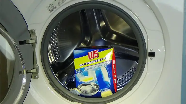 Can You Clean A Washing Machine With A Dishwasher Tablet
