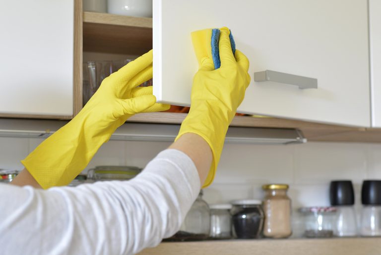 Remove Grease From Kitchen Cabinets