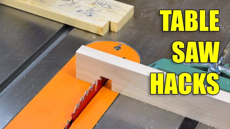 Table Saw Tips And Tricks