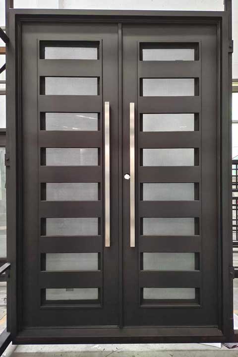Contemporary Modern Iron Door Design