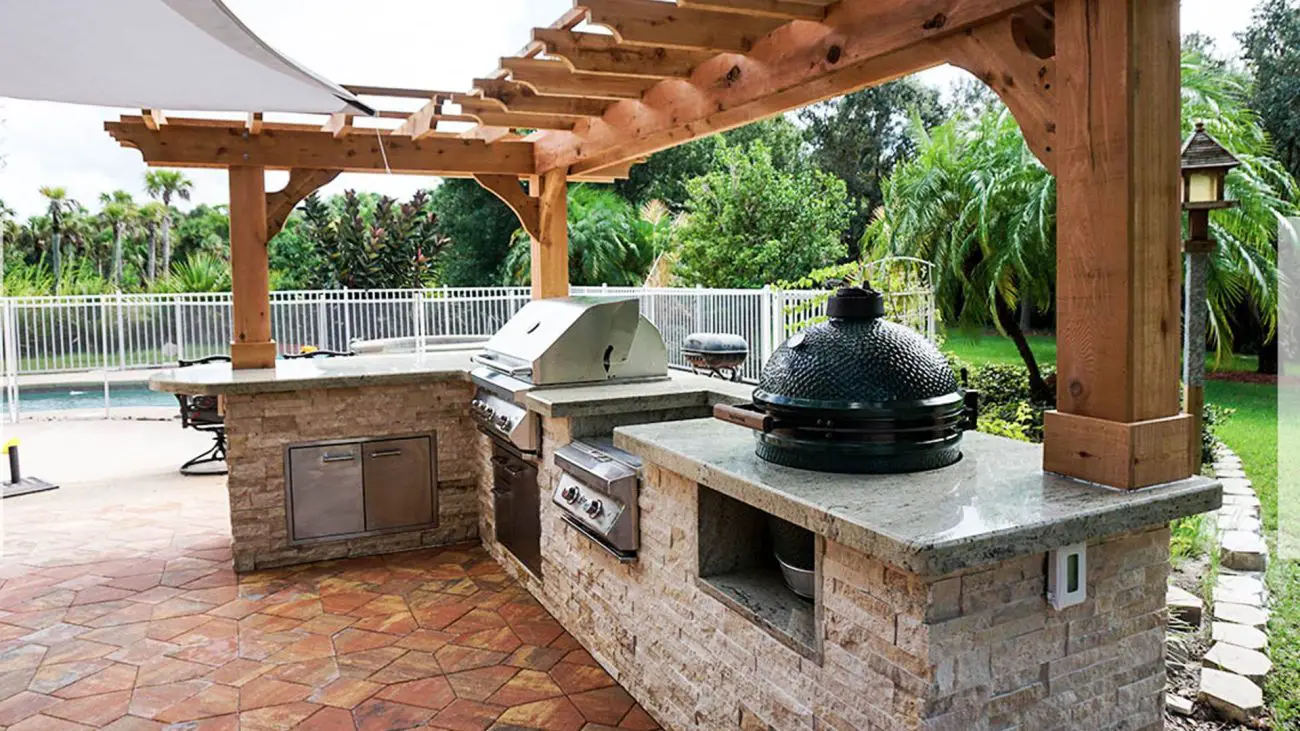 What Is The Most Common Shape For An Outdoor Kitchen